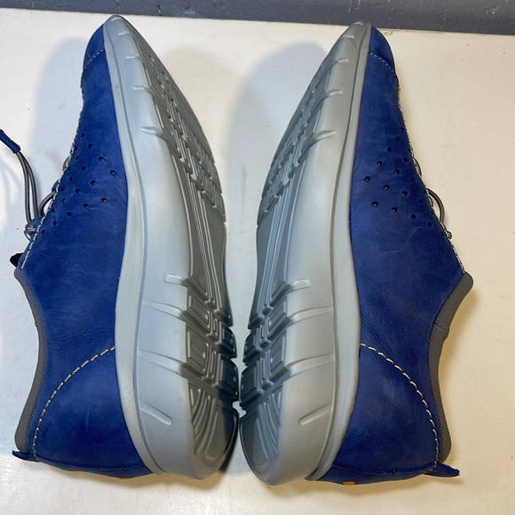 Women’s 9 M Samuel Hubbard Waxed Nubuck Sneakers “Flight” Blue - Picture 6 of 9